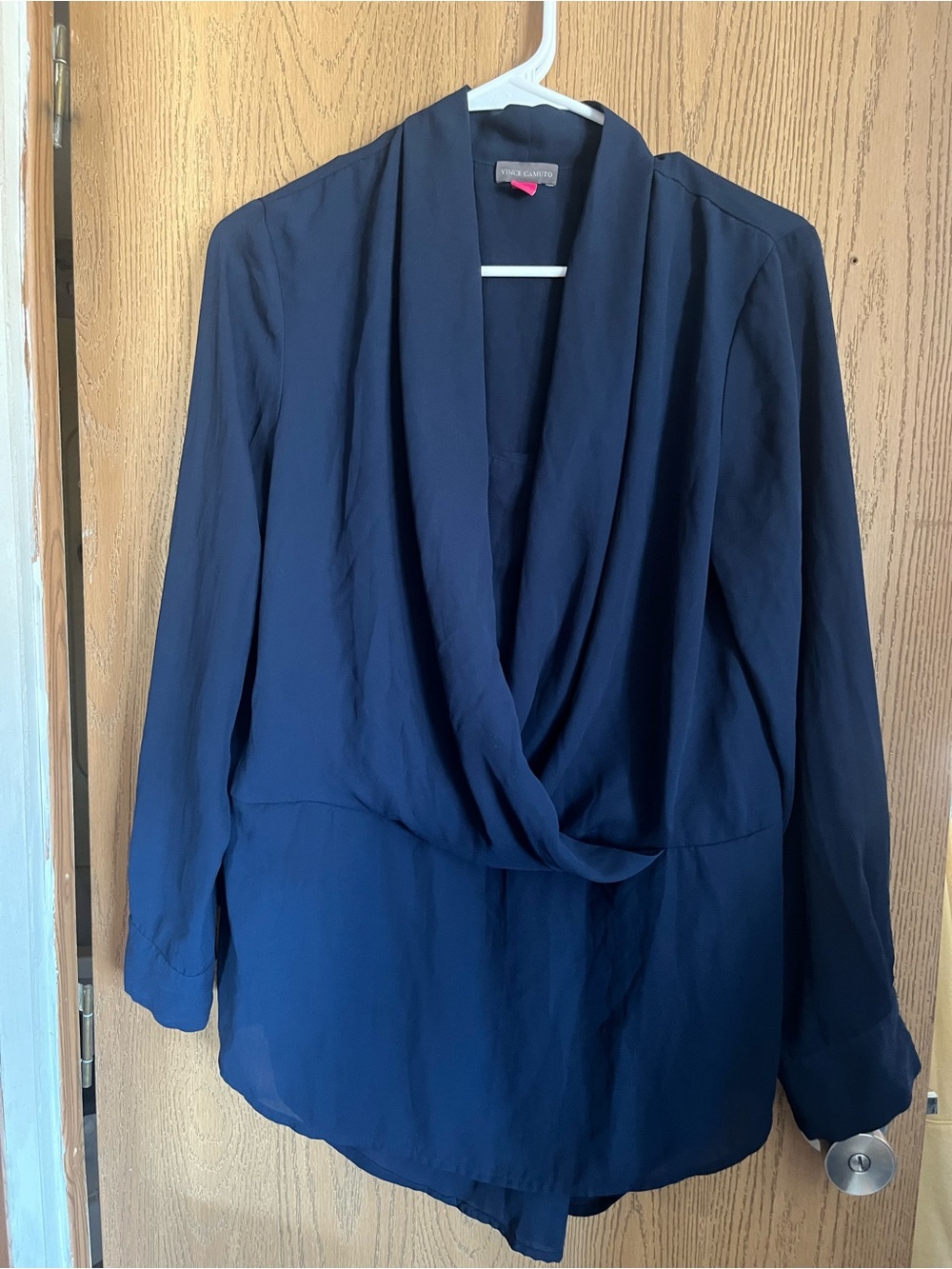 Vince Camuto blue blouse S